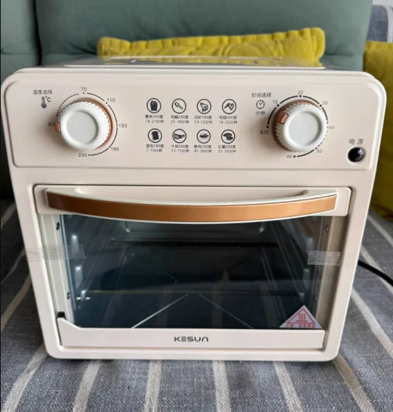 220V Kesun Air Fryer Oven Toaster Combo Multifunctional Large Capacity Convection Oven with Viewing Window for Home Baking AF