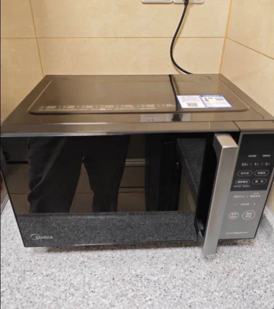 220V Midea Frequency Conversion Microwave Oven Integrated Machine Micro Roasting Level 1 Energy Efficiency Light Wave  New AE