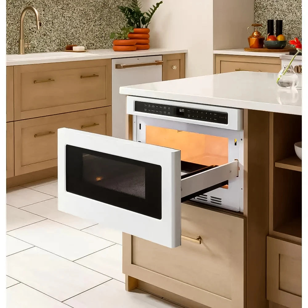 24inch 1.2 Cu.Ft Oven Capacity Home Cooking Appliance Stainless Steel Built In Microwave Drawer Electric Oven With LCD Display