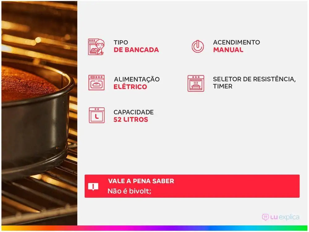 Mondial - 110V Multifunctional Bench Electric Oven