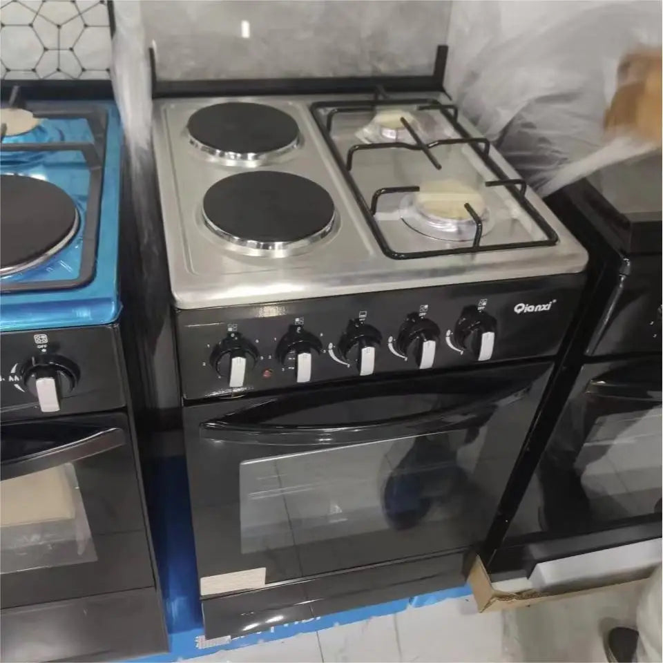 2 Gas 2 Electric +Electric Oven Multi Functional Stove And Oven All-in-one Kitchen Machine Free Standing Gas Stove With Grill