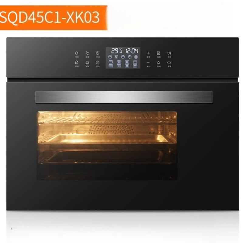 Built-In Microwave Oven 60cm Black with Grill & Convection 40L Capacity, Perfect for Modern Kitchens