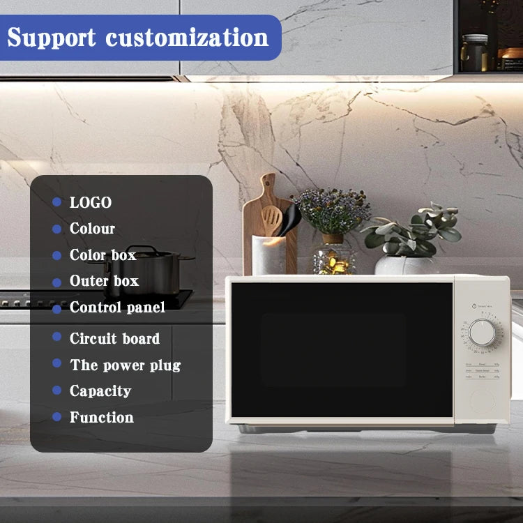 Multifunctional Microwave Oven Microwave Oven 17L Household Appliances Electric Mechanical Knob Control Microwave