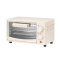 Baking Oven 2 Rack Capacity Multifunctional 12L Beige Intelligent Control Highly Efficient Heating Small Toaster Oven for Home