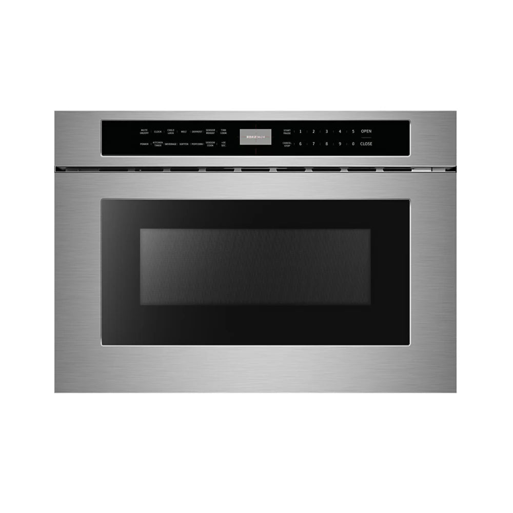 24inch 1.2 Cu.Ft Oven Capacity Home Cooking Appliance Stainless Steel Built In Microwave Drawer Electric Oven With LCD Display