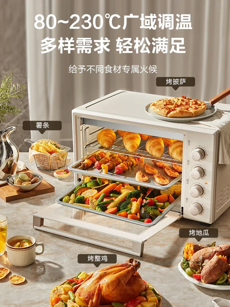 220V SUPOR Oven 42L Large Capacity Electric Oven for Home Baking Steam Roast All in One New Model FW