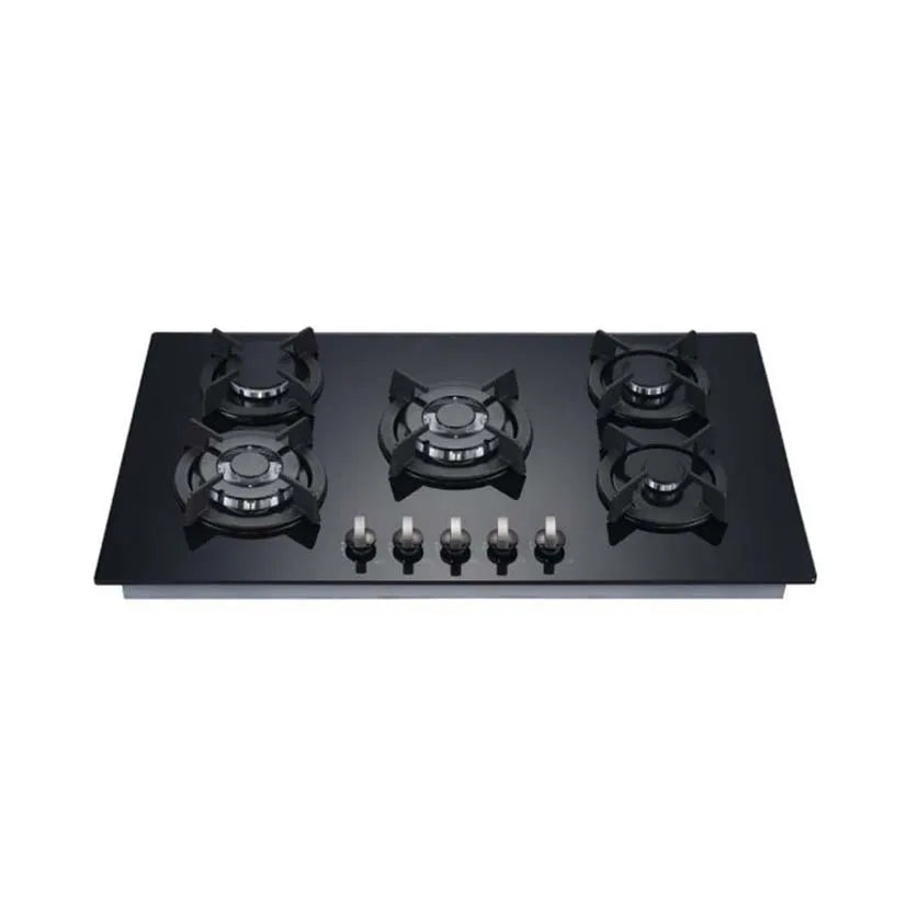 Glass Cooktops Lpg Gas Hob Built In Hob 5 Burners Gas Stove