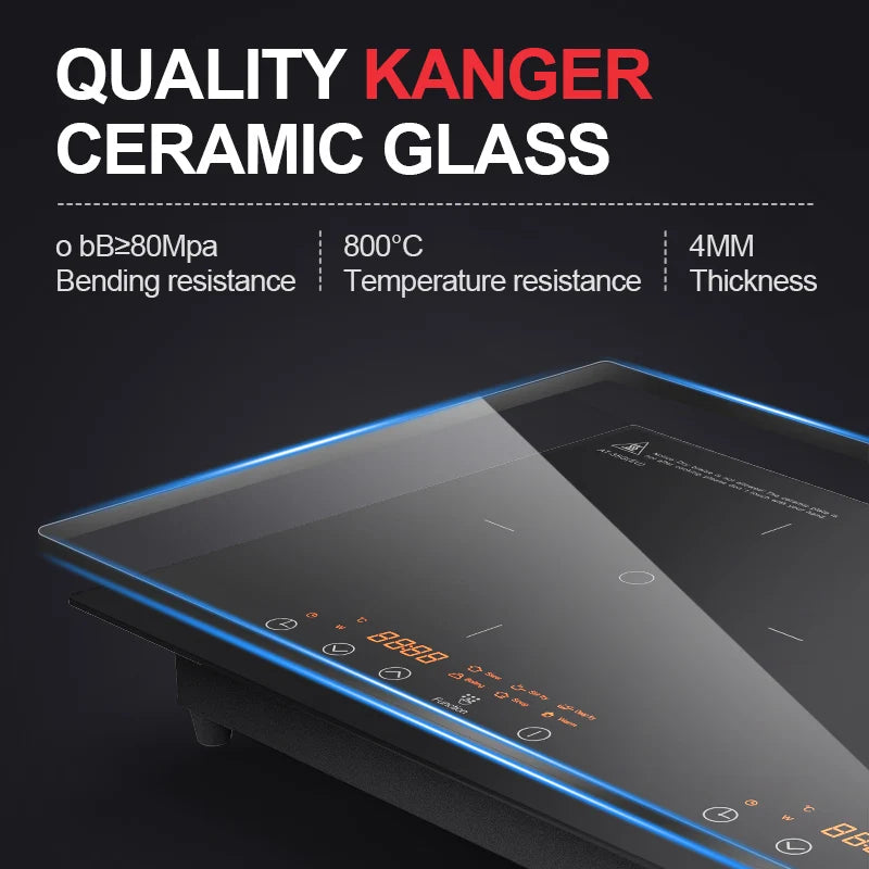 Half Bride Induction Hob Built-in 2 Electric Stove Double Induction Cooker